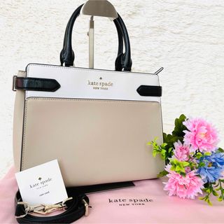 ケイトスペードニューヨーク(kate spade new york)の未使用級★ケイトスペード ステイシー カラーブロック サッチェル 2way(ショルダーバッグ)