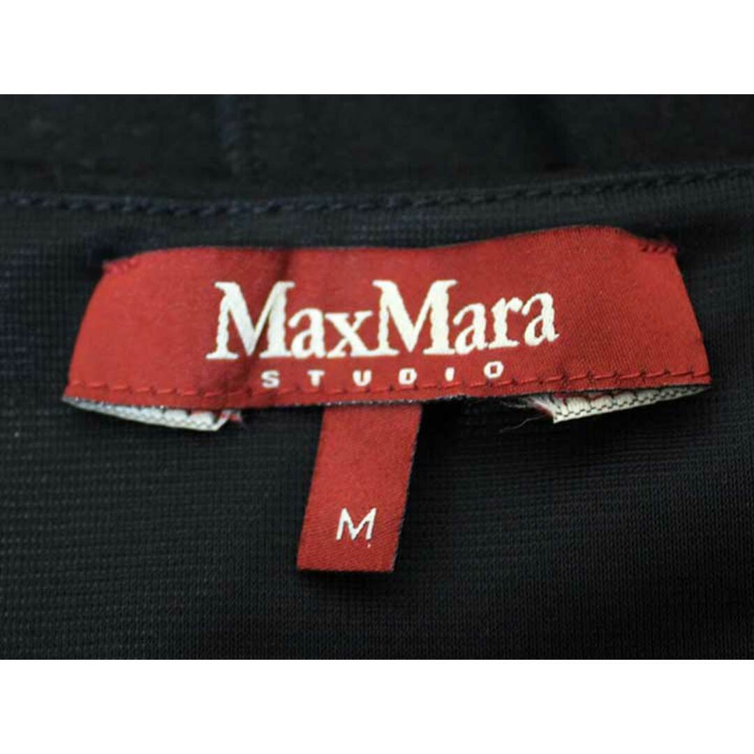 Max Mara(マックスマーラ)の【春物 新入荷】☆Max Mara/マックスマーラ☆ウールワンピース/ワンピース/プルオーバー/ポケット/無地/半袖/ミディ丈 ブラック/黒 レディース M【中古】春秋 onepi 312042 レディースのワンピース(その他)の商品写真