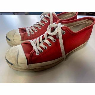 コンバース(CONVERSE)の90s USA製 コンバース ジャックパーセル RED SIZZLE(スニーカー)