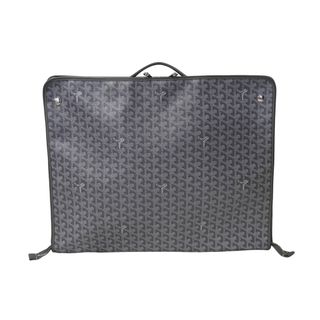 ゴヤール(GOYARD)のGOYARD ゴヤール トランク カラベル50 折りたたみ可能 ヘリンボーン柄 オーダーカラー グレー シルバー金具 美品 中古 61143(旅行用品)