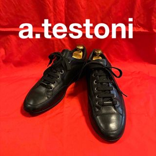 a.testoni - 【a.testoni】アテストーニ本革スニーカー