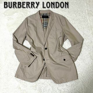 BURBERRY - 美品 バーバリーロンドン テーラードジャケット ノバチェック裏地 コットン M