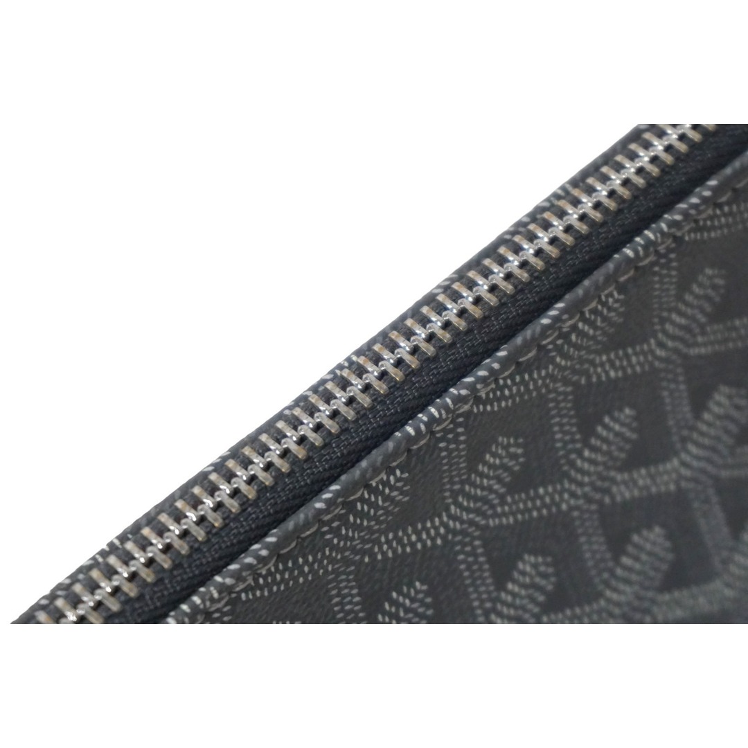 GOYARD(ゴヤール)の極美品 GOYARD ゴヤール クラッチバッグ セナGM グレー ゴヤールディンキャンバス シルバー金具 中古 59205 レディースのバッグ(クラッチバッグ)の商品写真