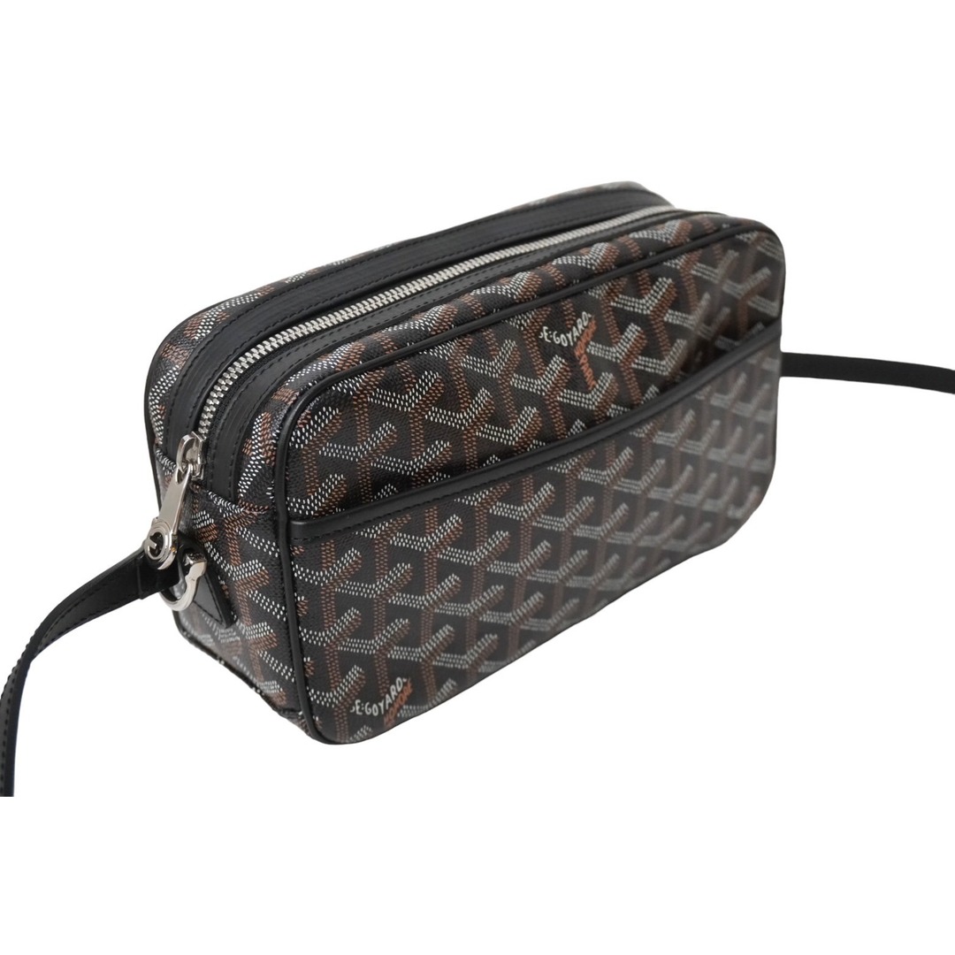 GOYARD(ゴヤール)の極美品 GOYARD ゴヤール ショルダーバッグ カップヴェールPM ブラック キャンバス レザー シルバー金具 中古 61084 レディースのバッグ(ハンドバッグ)の商品写真