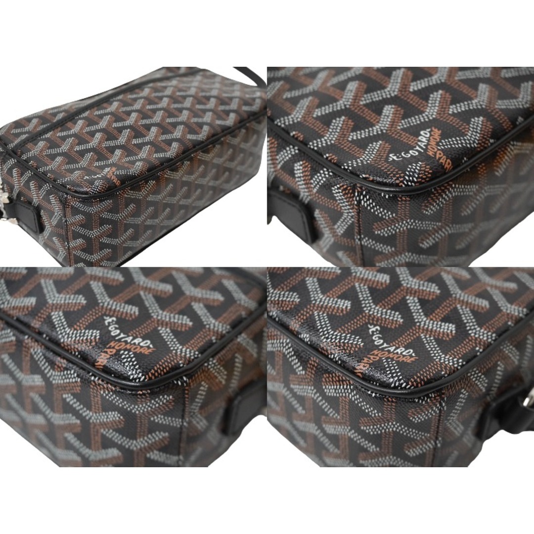 GOYARD(ゴヤール)の極美品 GOYARD ゴヤール ショルダーバッグ カップヴェールPM ブラック キャンバス レザー シルバー金具 中古 61084 レディースのバッグ(ハンドバッグ)の商品写真