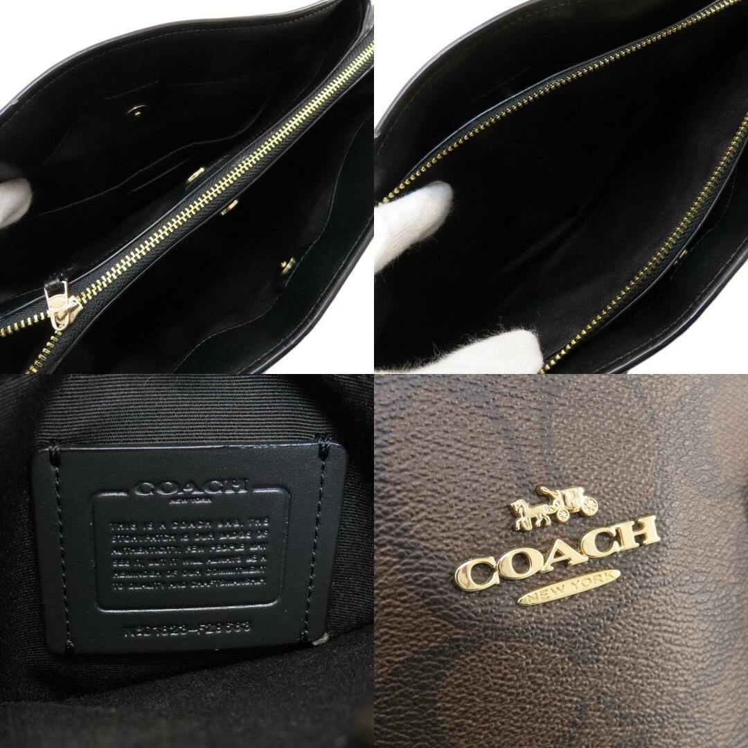 人気の贈り物が大集合 COACH F29683 シグネチャー 2WAY ハンドバッグ PVC レザー レディース