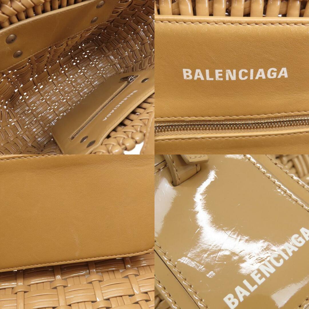 Balenciaga(バレンシアガ)のBALENCIAGA ビストロ バスケット ハンドバッグ ポリウレタン ポリエステルxコットン レディース レディースのバッグ(ハンドバッグ)の商品写真