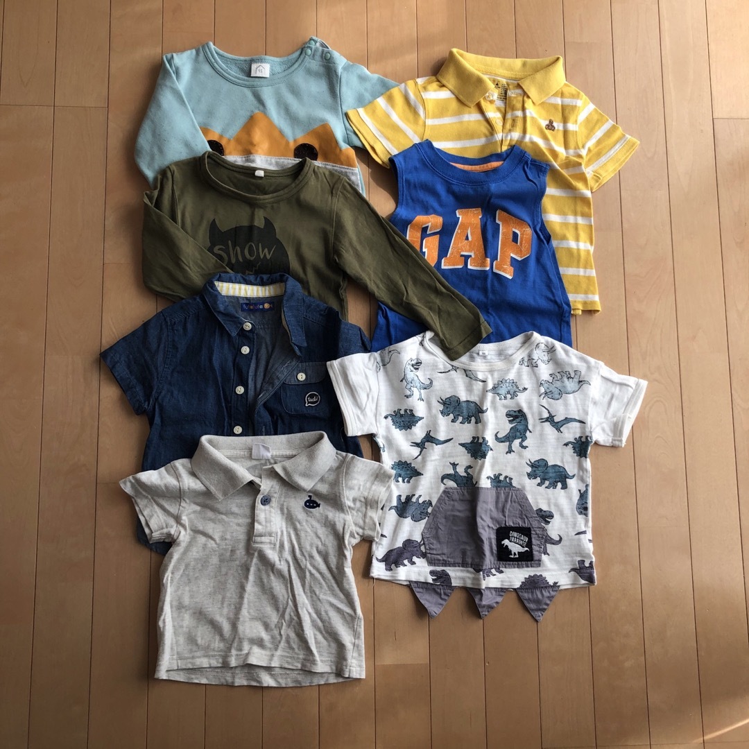 babyGAP(ベビーギャップ)の男の子　子ども服95.100セット キッズ/ベビー/マタニティのキッズ服男の子用(90cm~)(Tシャツ/カットソー)の商品写真