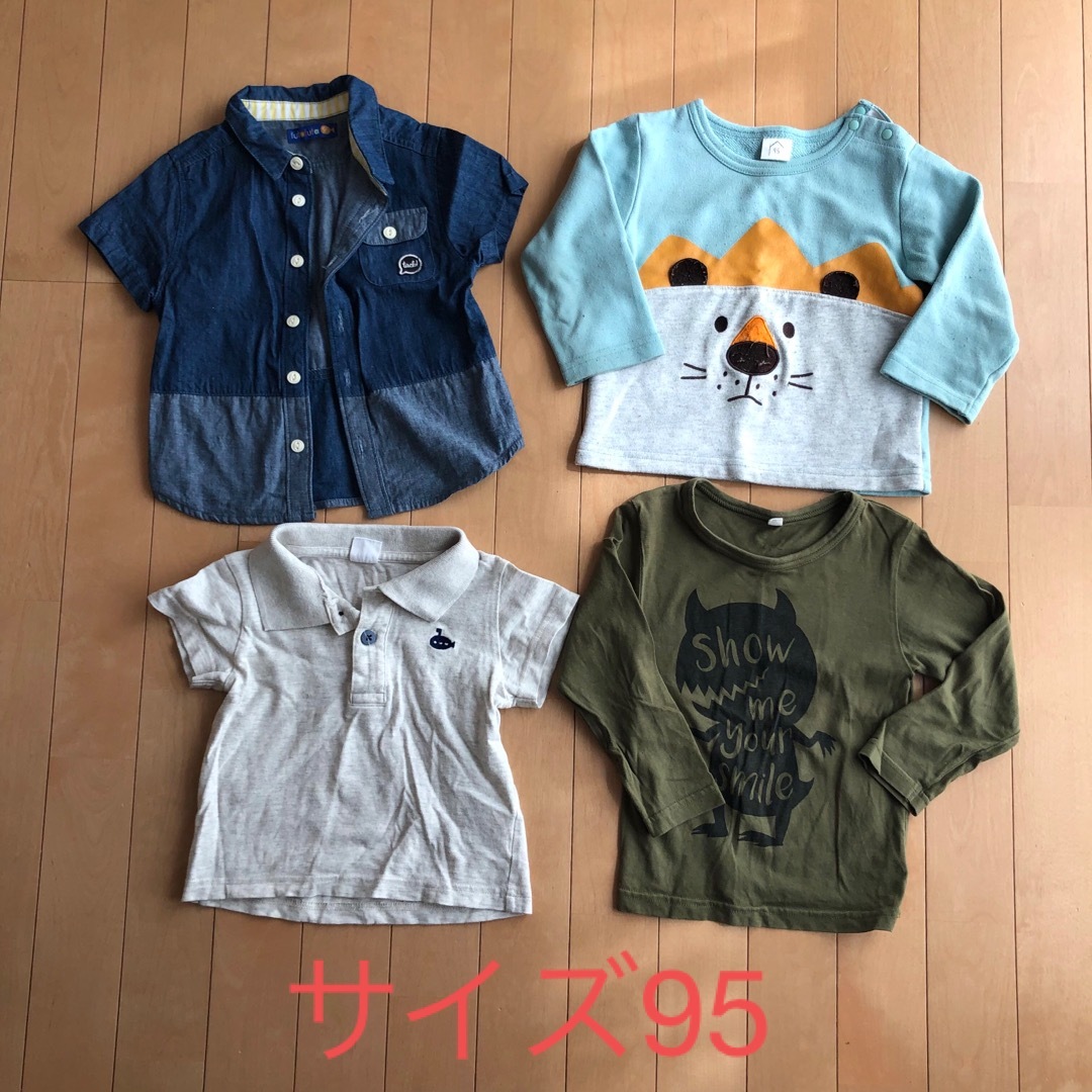 babyGAP(ベビーギャップ)の男の子　子ども服95.100セット キッズ/ベビー/マタニティのキッズ服男の子用(90cm~)(Tシャツ/カットソー)の商品写真