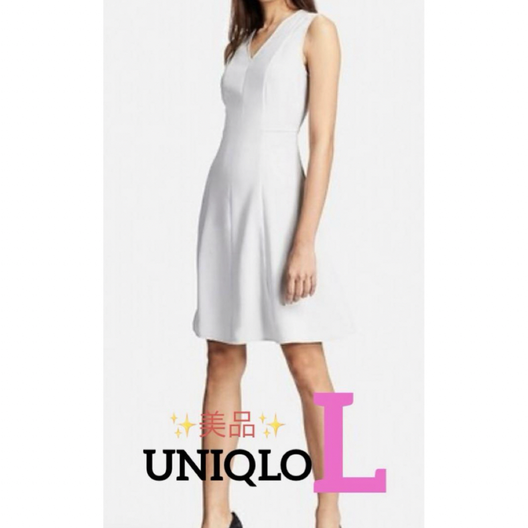 UNIQLO(ユニクロ)の〘 Lサイズ〙UNIQLO  ユニクロ ワンピース レディースのワンピース(ひざ丈ワンピース)の商品写真