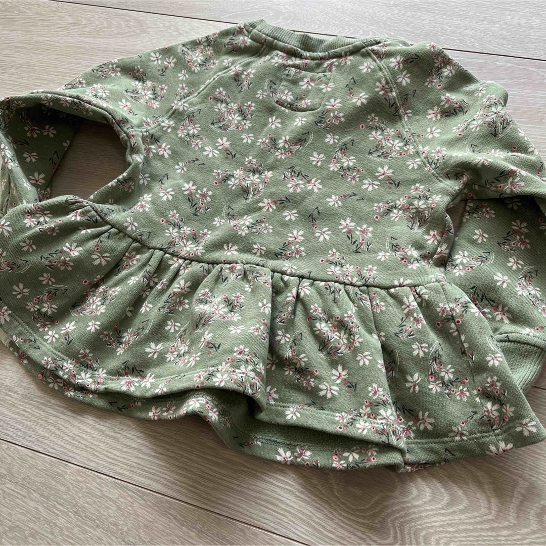 NEXT(ネクスト)のnext 3-4歳　裏起毛　ペプラム　100サイズ キッズ/ベビー/マタニティのキッズ服女の子用(90cm~)(Tシャツ/カットソー)の商品写真