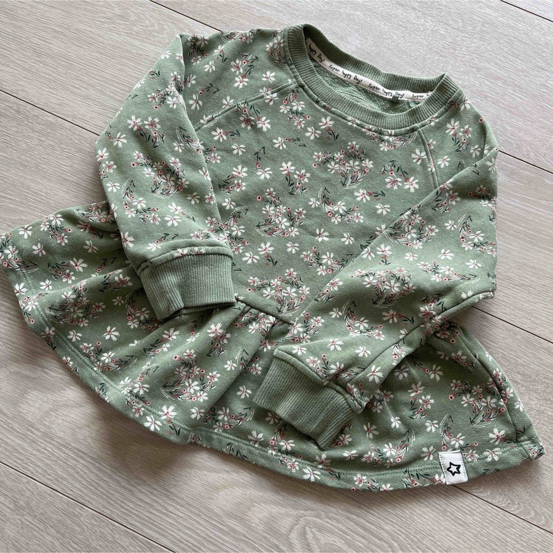 NEXT(ネクスト)のnext 3-4歳　裏起毛　ペプラム　100サイズ キッズ/ベビー/マタニティのキッズ服女の子用(90cm~)(Tシャツ/カットソー)の商品写真