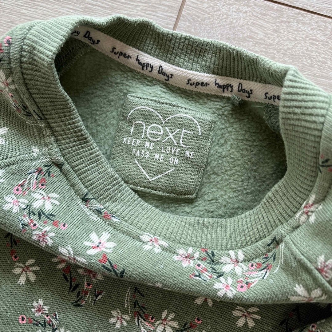 NEXT(ネクスト)のnext 3-4歳　裏起毛　ペプラム　100サイズ キッズ/ベビー/マタニティのキッズ服女の子用(90cm~)(Tシャツ/カットソー)の商品写真