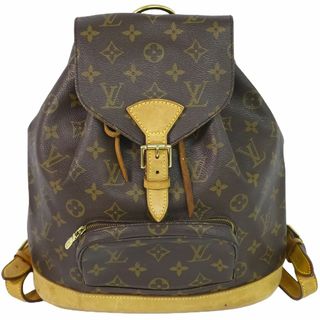 ルイヴィトン(LOUIS VUITTON)の本物 ルイヴィトン LOUIS VUITTON LV モンスリ MM リュックサック バックパック モノグラム ブラウン M51136 Montsouris ビトン バッグ 中古(リュック/バックパック)