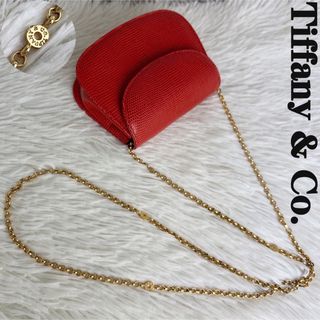 ティファニー(Tiffany & Co.)の希少♡美品♡リザード型押し♡ティファニー レザー チェーン ショルダーバッグ(ショルダーバッグ)