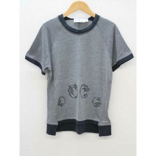 adidas - 【値下げ】‡adidas×STELLA McCARTNEY/アディダス×ステラマッカートニー‡トレーニングメッシュカットソー/半袖 グレー レディース XS【中古】春夏秋冬 117032