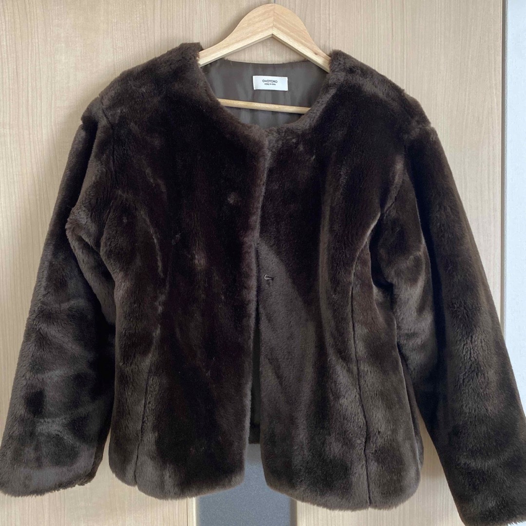 OHOTORO(オオトロ)のOHOTORO mont blanc coat フェイクファーコート レディースのジャケット/アウター(毛皮/ファーコート)の商品写真