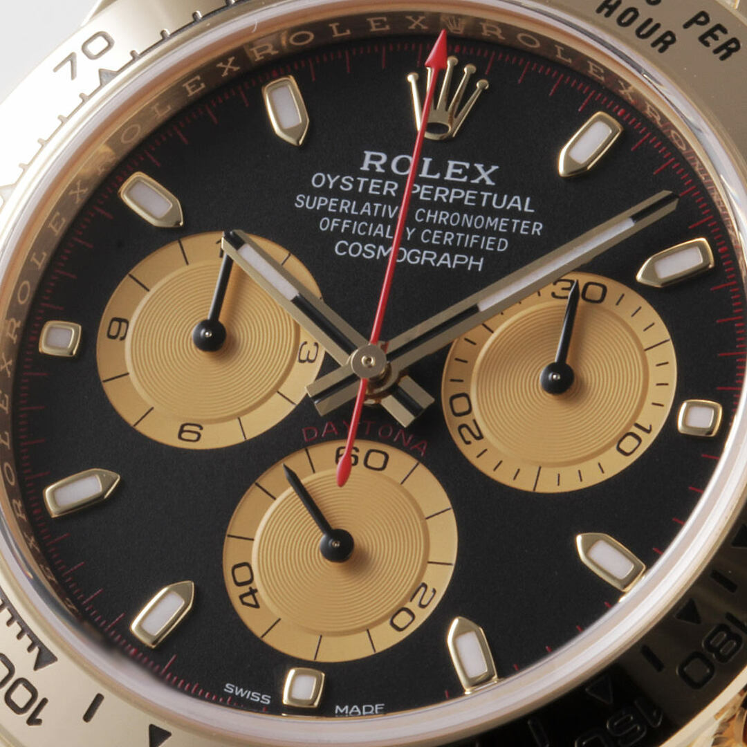 ROLEX(ロレックス)のロレックス コスモグラフ デイトナ 116508 ブラック ×シャンパン ランダム番 メンズ 中古 腕時計 メンズの時計(腕時計(アナログ))の商品写真