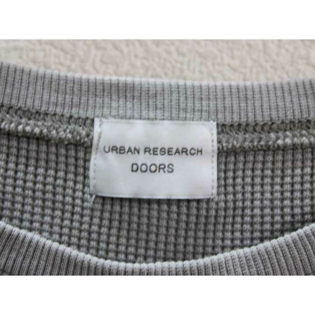 URBAN RESEARCH DOORS(アーバンリサーチドアーズ)の【値下げ】▼URBAN RESEARCH DOORS/アーバンリサーチドアーズ▼2020年製/ピグメントサーマルプルオーバー/長袖/ワッフル グレー/灰 レディース One【中古】 春秋 409032 レディースのトップス(Tシャツ(半袖/袖なし))の商品写真