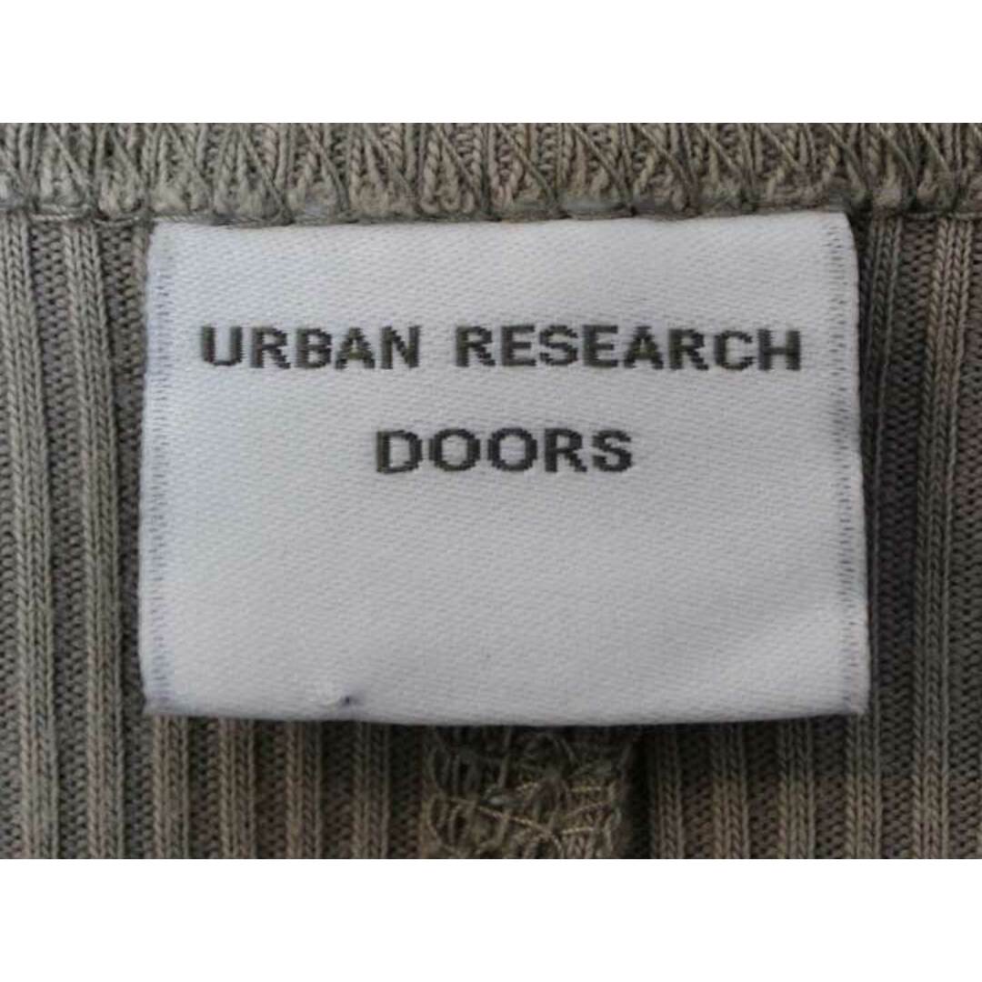 URBAN RESEARCH DOORS(アーバンリサーチドアーズ)の【値下げ】☆URBAN RESEARCH DOORS/アーバンリサーチドアーズ☆テレコルーズ長袖カットソー/ラウンドネック/カジュアル グレージュ レディース One【中古】春夏秋冬 420132 レディースのトップス(Tシャツ(半袖/袖なし))の商品写真