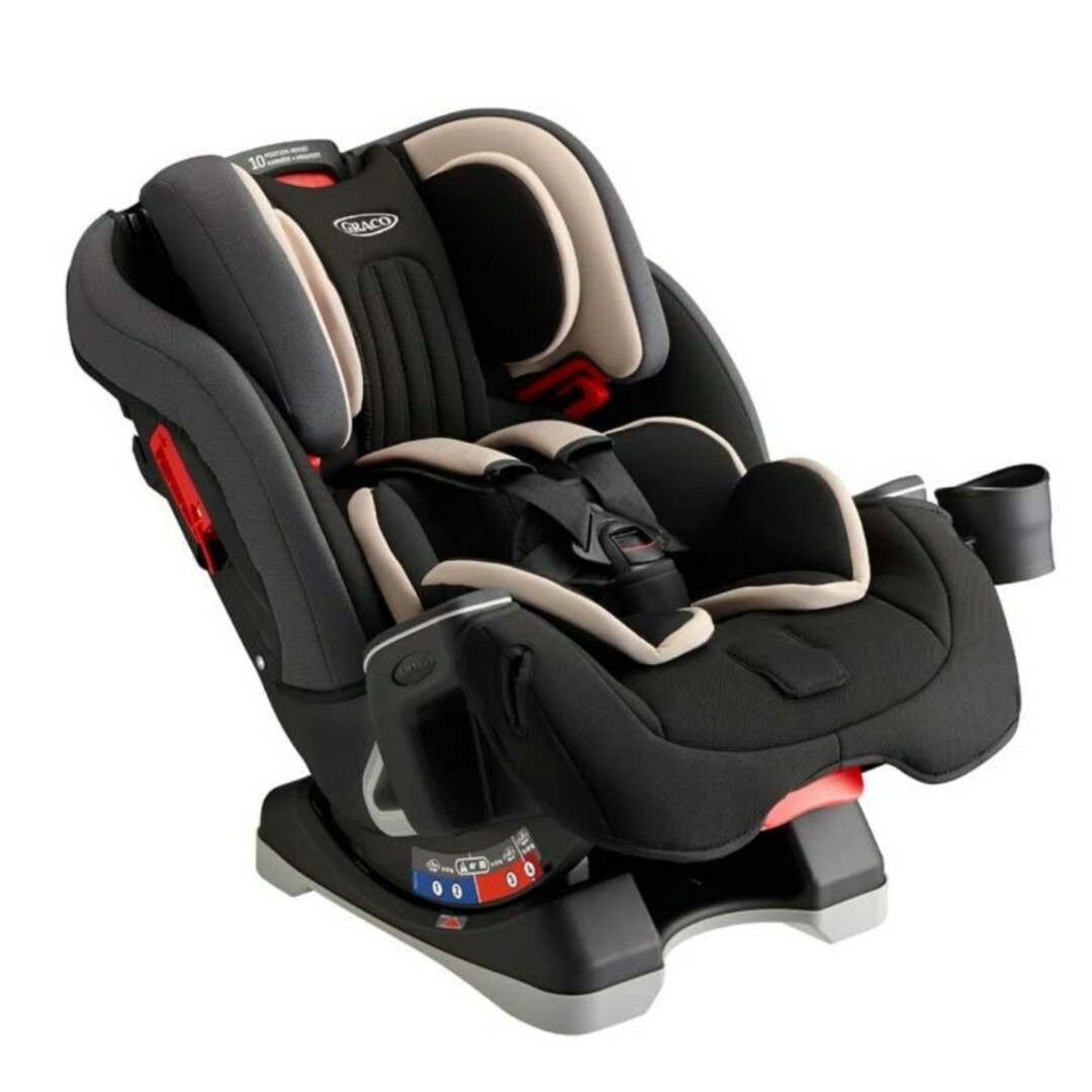 Greco(グレコ)の新生児使用可能！！　Graco　ロングユースチャイルドシート（中古品） キッズ/ベビー/マタニティの外出/移動用品(自動車用チャイルドシート本体)の商品写真