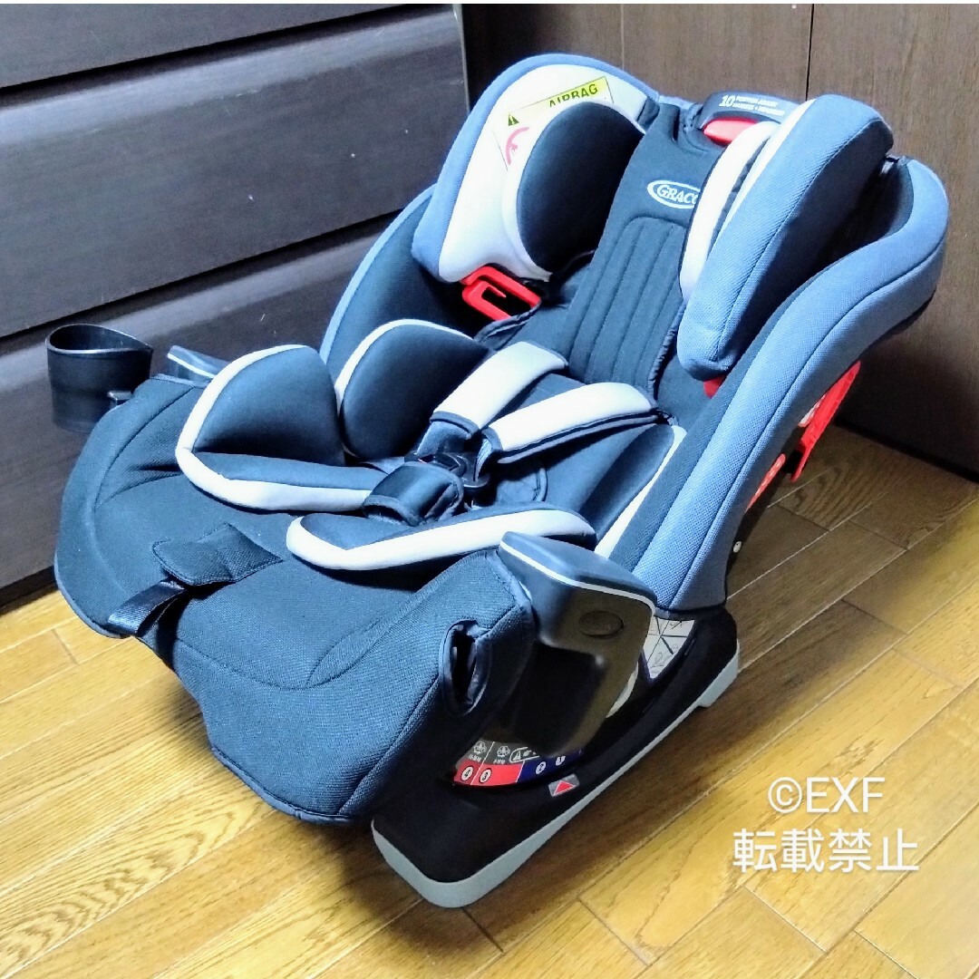 Greco(グレコ)の新生児使用可能！！　Graco　ロングユースチャイルドシート（中古品） キッズ/ベビー/マタニティの外出/移動用品(自動車用チャイルドシート本体)の商品写真