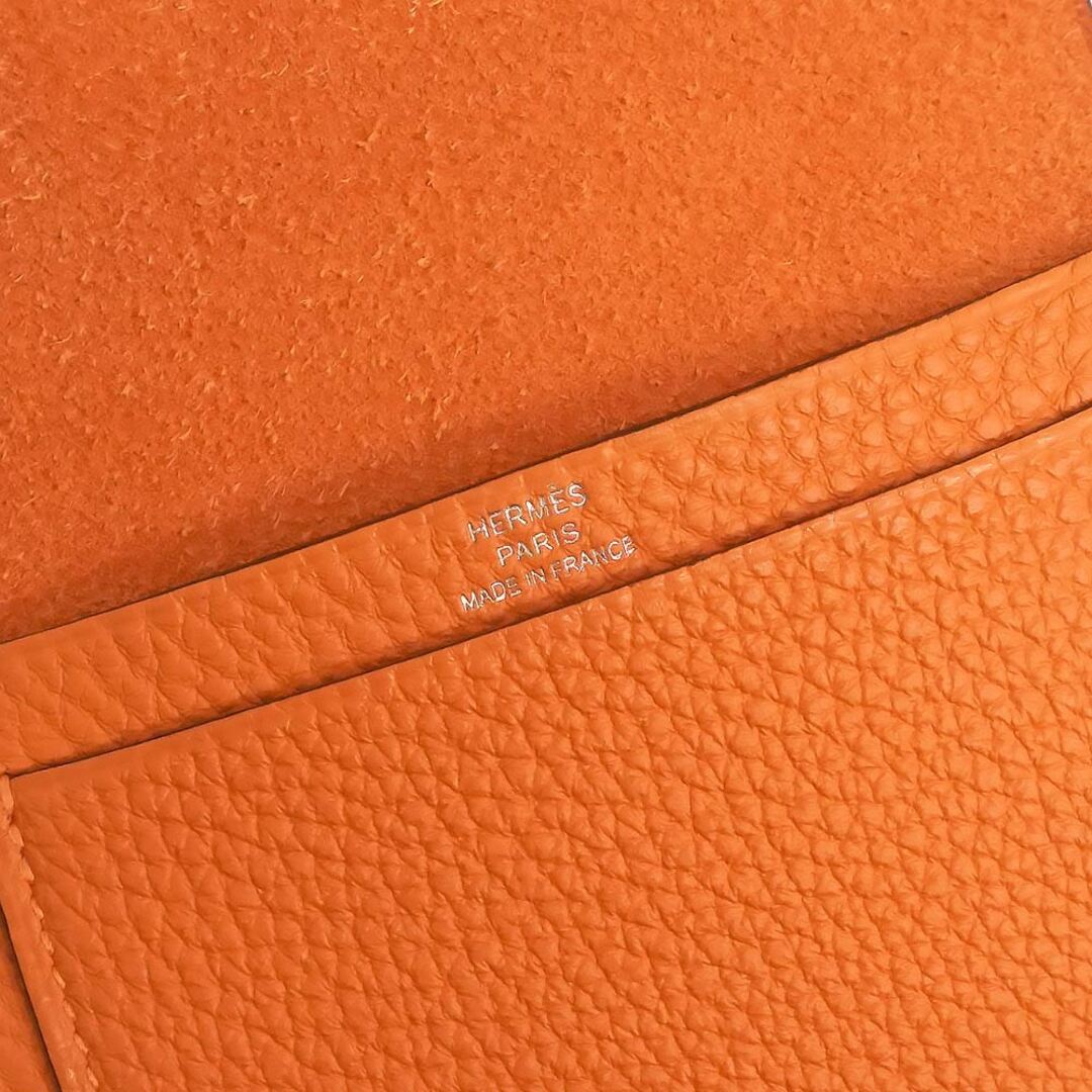 Hermes(エルメス)のエルメス ユリス ネオ ミニ ノート 手帳カバー トゴ レザー オレンジ シルバー金具 U刻印 箱付 HERMES（新品・未使用品） レディースのファッション小物(その他)の商品写真