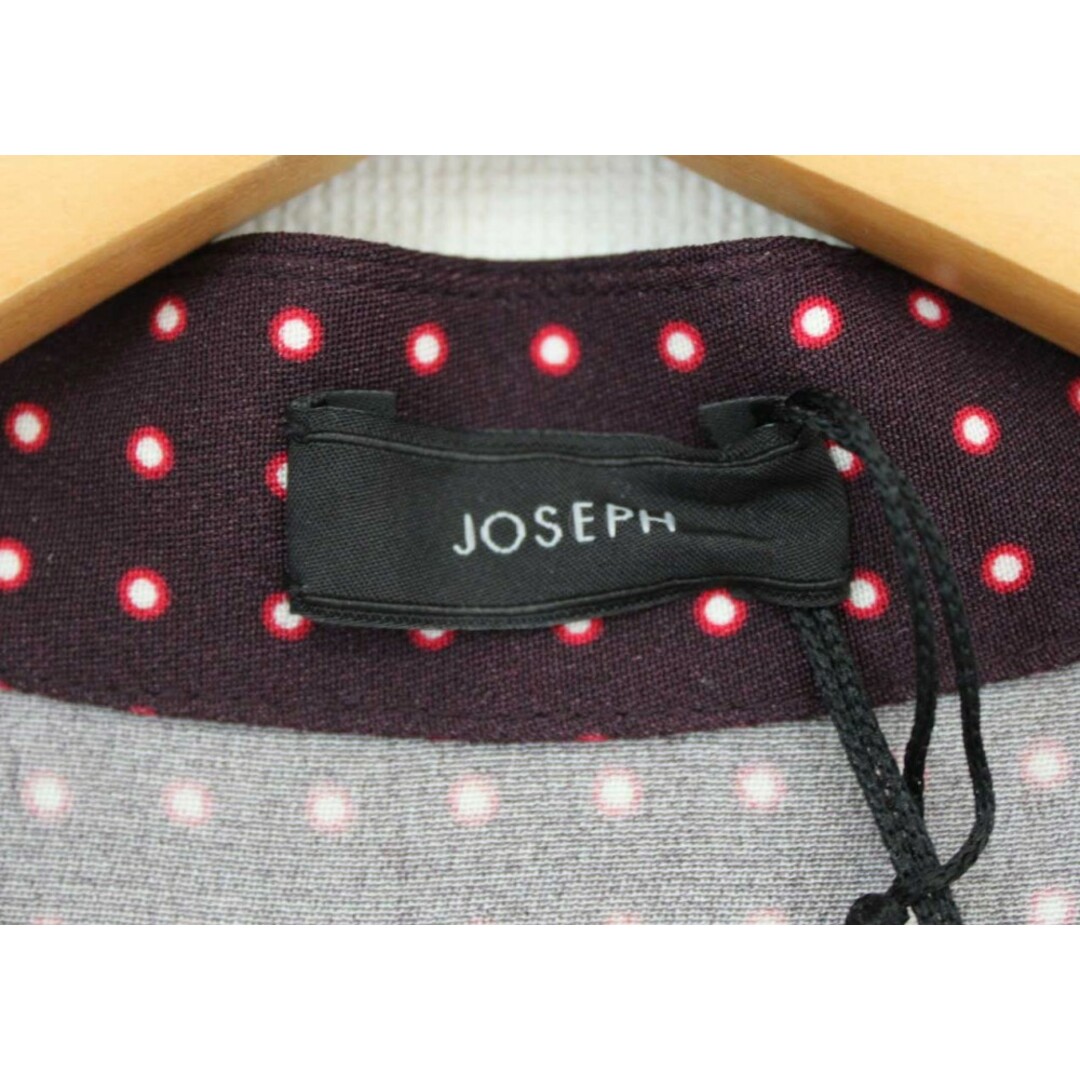 JOSEPH(ジョゼフ)の【春夏物 新入荷】新品 未使用品●JOSEPH/ジョセフ●ドットシルクブラウス/シャツ/長袖/要インナー パープル/紫 レディース 36 春夏  612042 レディースのトップス(シャツ/ブラウス(半袖/袖なし))の商品写真