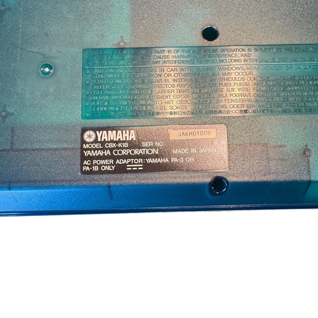 MIDIキーボード YAMAHA CBX-K1B 楽器のDTM/DAW(MIDIコントローラー)の商品写真