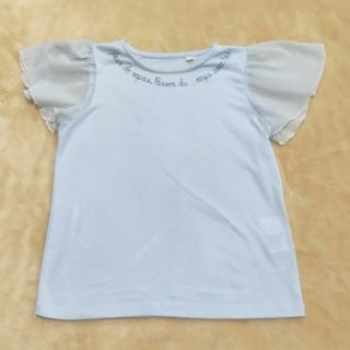 Ｔシャツ　140　女児　キッズ　ブルー　夏物