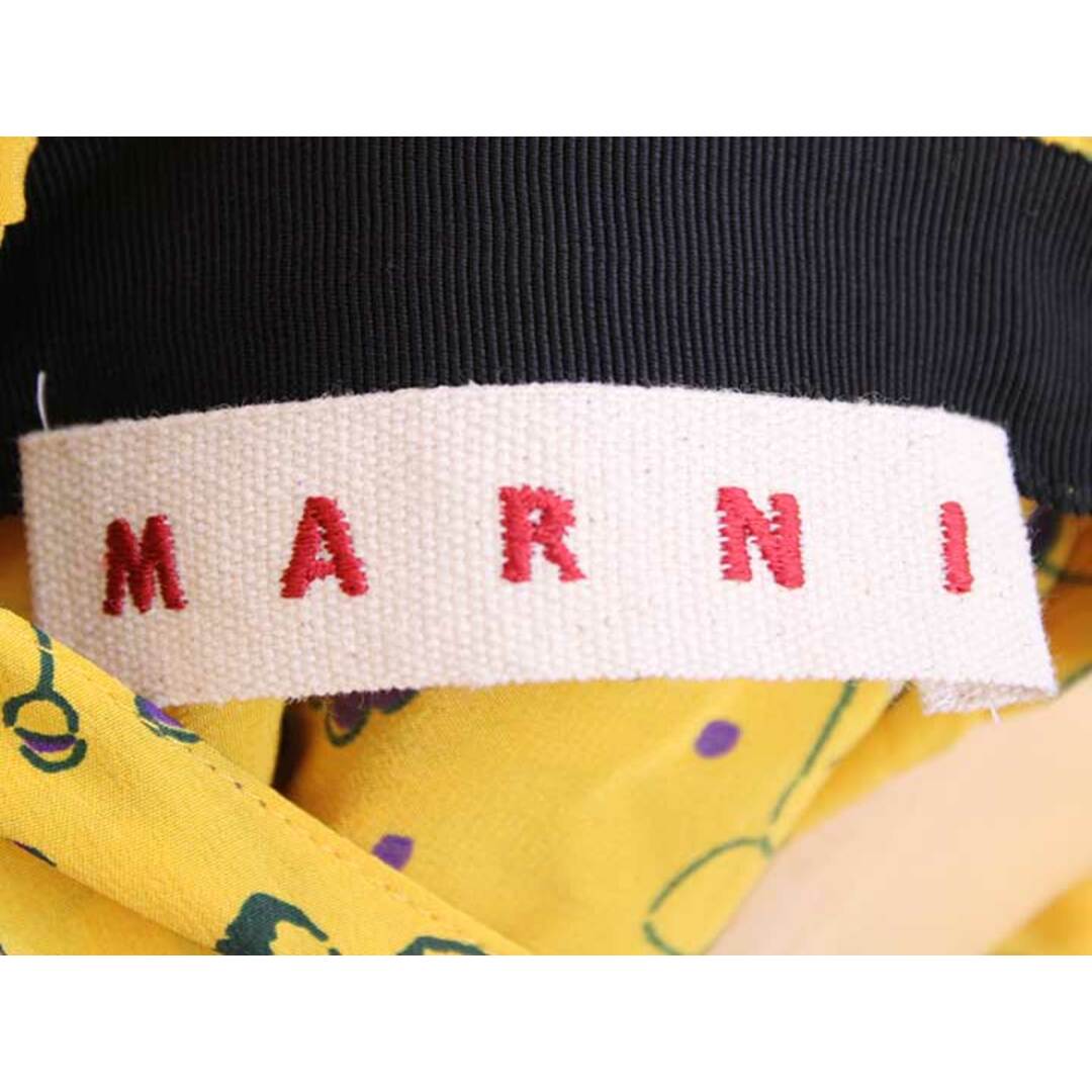 Marni(マルニ)の【春物 新入荷】‡MARNI/マルニ‡プリントシルクブラウス/半袖 イエロー系/黄色系 レディース 44【中古】春夏  403042 レディースのトップス(シャツ/ブラウス(半袖/袖なし))の商品写真