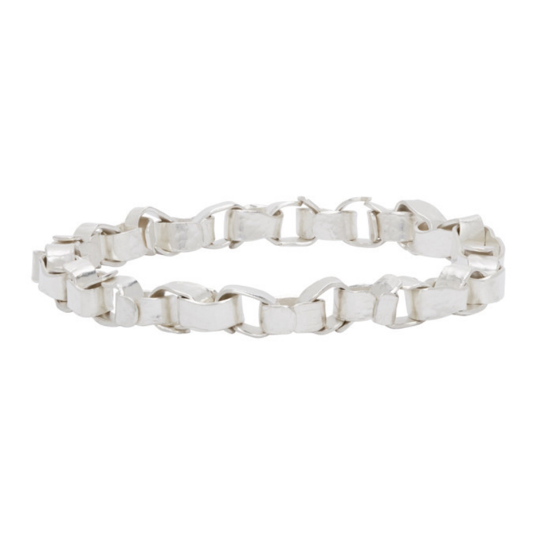 Jil Sander(ジルサンダー)のJIL SANDER GEOMETRY BRACELET シルバーブレスレット メンズのアクセサリー(ブレスレット)の商品写真