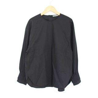 セオリーリュクス(Theory luxe)の【春夏物 新入荷】●theory luxe/セオリーリュクス●2023年製/HATCH LARINE/ボリュームスリーブプルオーバーブラウス/クルーネック/長袖 ブラック/黒 レディース 38【中古】春夏  103042(シャツ/ブラウス(半袖/袖なし))