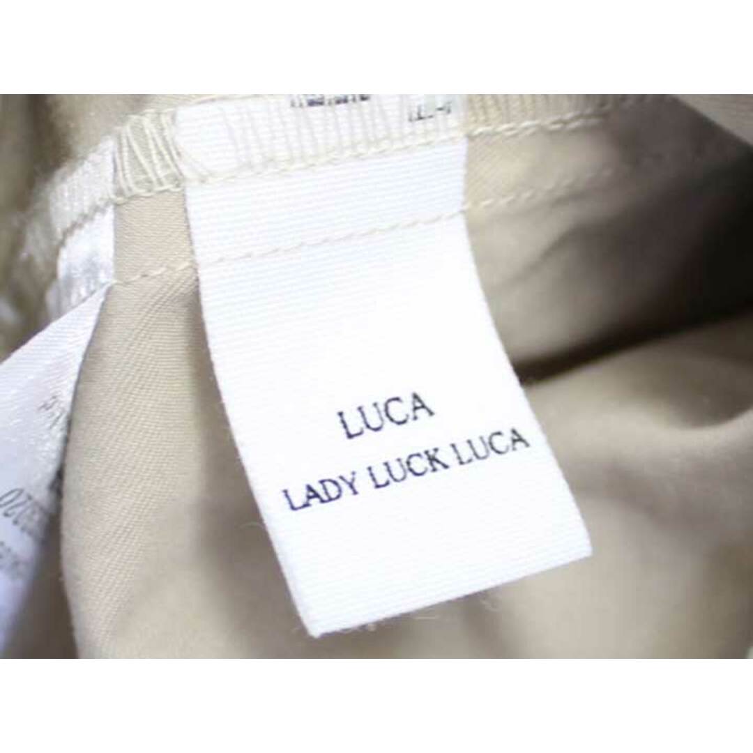 LUCA(ルカ)の【値下げ】△LUCA/LADY LUCK LUCA/ルカ レディラックルカ△オーバーサイズシャツ/カジュアルシャツ/長袖/無地　ライトベージュ　レディース　　【中古】 春夏秋冬 423032 レディースのトップス(シャツ/ブラウス(半袖/袖なし))の商品写真