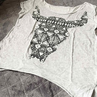 エイチアンドエム(H&M)のグラフィックデザインのブルのTシャツ(Tシャツ(半袖/袖なし))