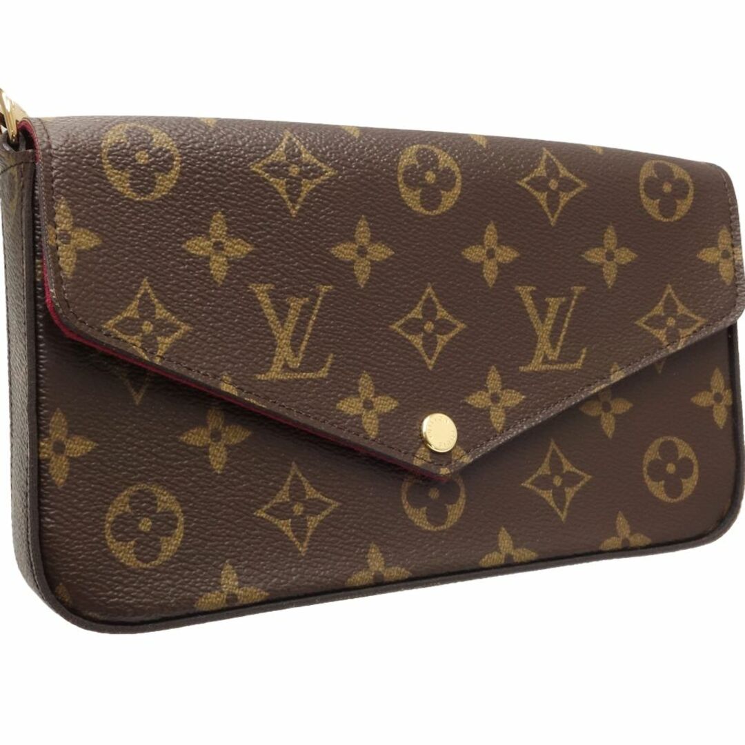 LOUIS VUITTON(ルイヴィトン)のLOUIS VUITTON ルイヴィトン モノグラム ポシェットフェリーチェ M61276 ウォレットチェーン ブラウン/450272【中古】 メンズのファッション小物(ウォレットチェーン)の商品写真