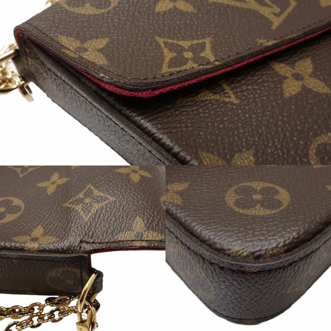 LOUIS VUITTON(ルイヴィトン)のLOUIS VUITTON ルイヴィトン モノグラム ポシェットフェリーチェ M61276 ウォレットチェーン ブラウン/450272【中古】 メンズのファッション小物(ウォレットチェーン)の商品写真