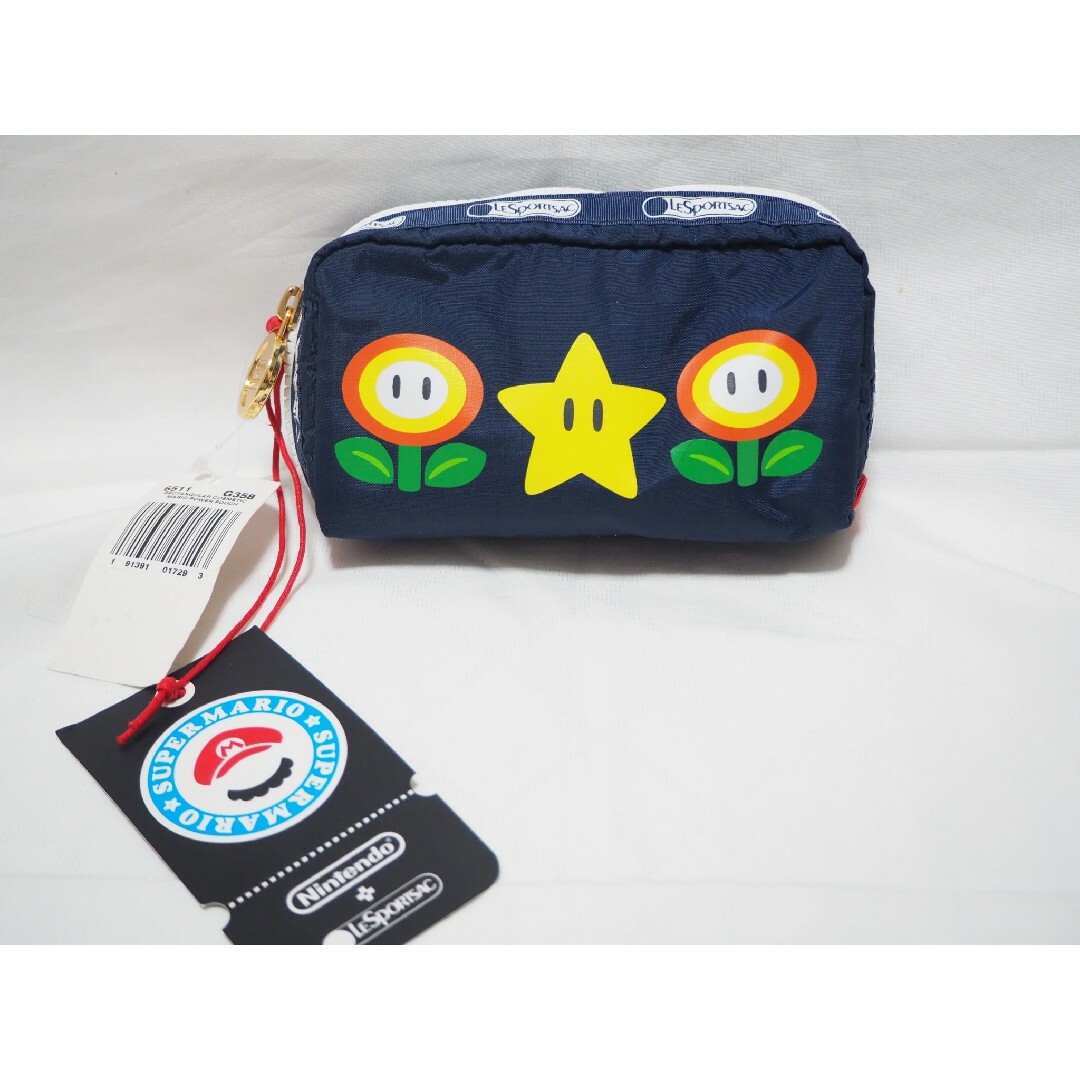 LeSportsac - 希少 新品未使用 レスポ Nintendo コラボ マリオポーチの LeSportsac - 希少 新品未使用 レスポ Nintendo コラボ マリオポーチの