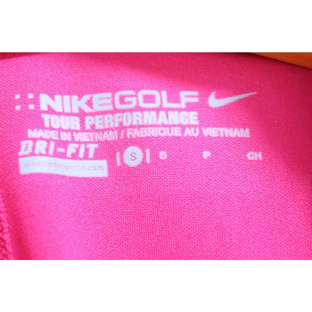 NIKE(ナイキ)の〓NIKEGOLF/ナイキゴルフ〓Ko olina/ポロシャツ/ゴルフウェア/半袖/ワンポイント/プルオーバー ピンク/濃桃色【中古】レディース S 春夏秋冬 012132 レディースのトップス(ポロシャツ)の商品写真