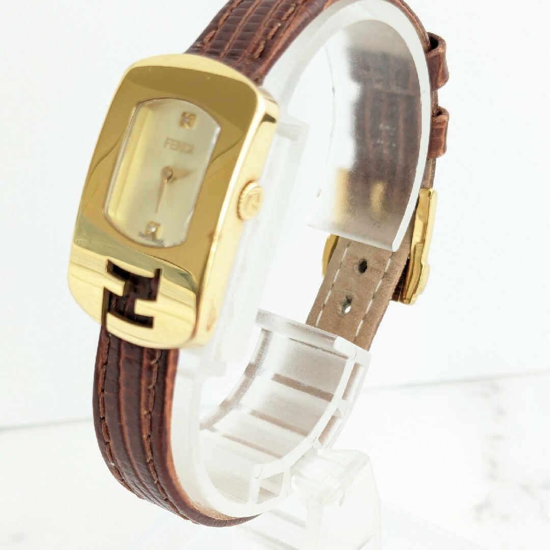 FENDI(フェンディ)の箱付き フェンディ FENDI 2Pダイヤ カメレオン レディース腕時計 レディースのファッション小物(腕時計)の商品写真