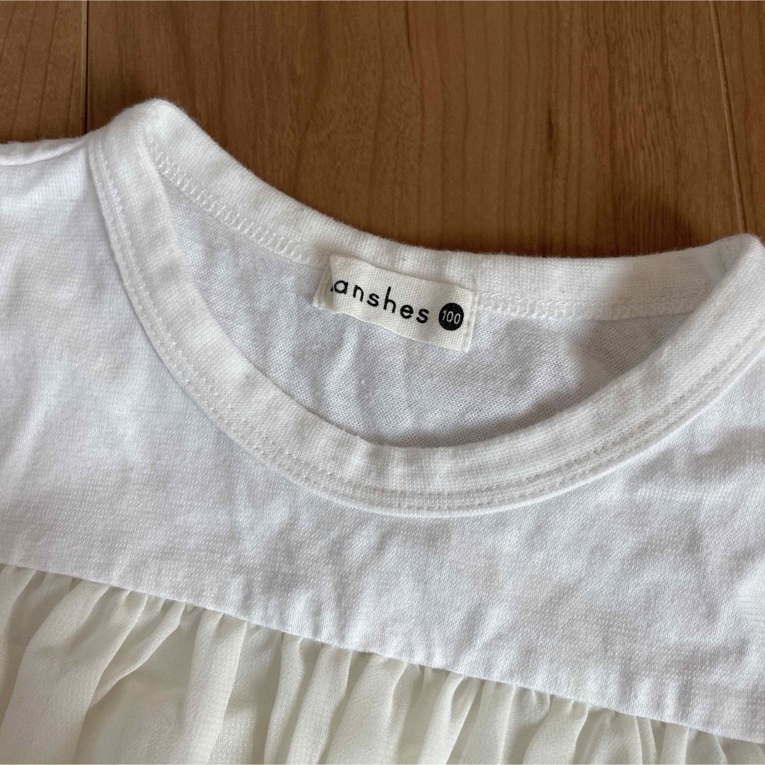 Branshes(ブランシェス)のブランシェス カットソー100 キッズ/ベビー/マタニティのキッズ服女の子用(90cm~)(Tシャツ/カットソー)の商品写真