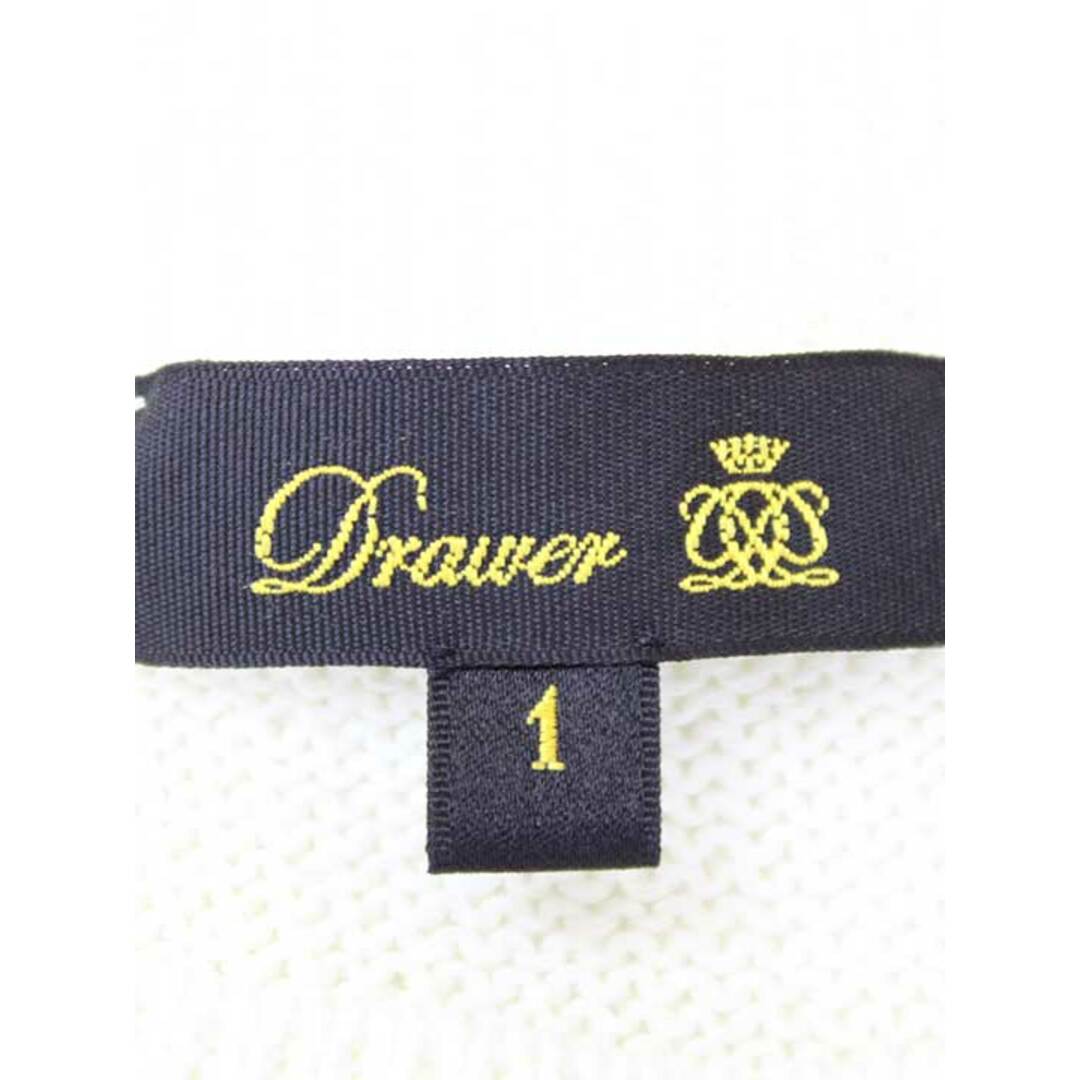 Drawer(ドゥロワー)の【春物 新入荷】‡Drawer/ドゥロワー‡コットンカシミヤニットベスト/ノースリーブ ホワイト/白 レディース 1【中古】春夏 512042 レディースのトップス(ベスト/ジレ)の商品写真