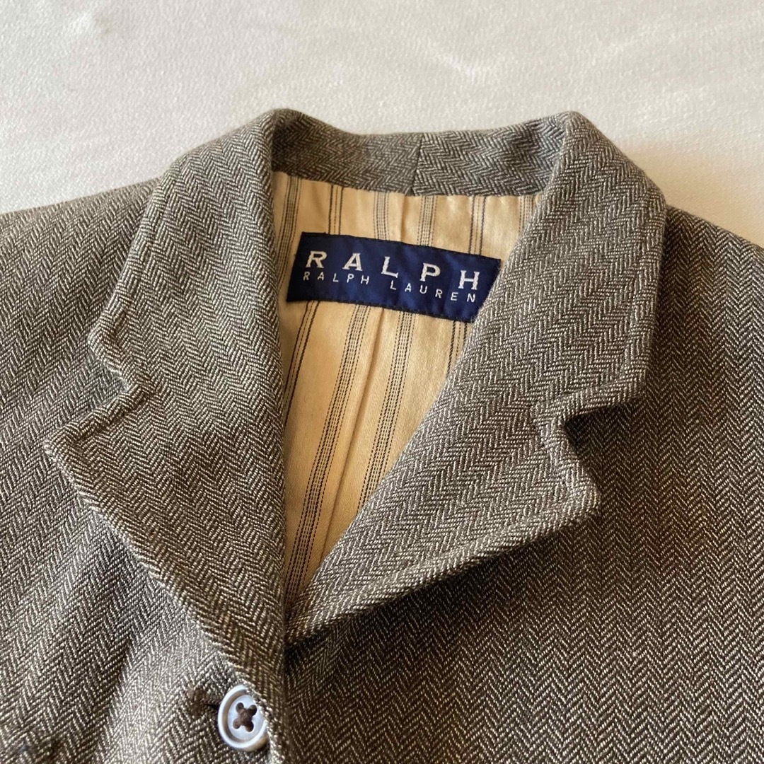 Ralph Lauren(ラルフローレン)のラルフローレン ウール ヘリンボーン ツイード シンチバック ベスト ジレ 9 レディースのトップス(ベスト/ジレ)の商品写真