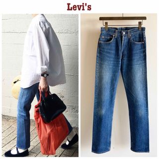 Levi's - USA製 ビンテージ リーバイス501 デニム パンツ w28 インディゴ 