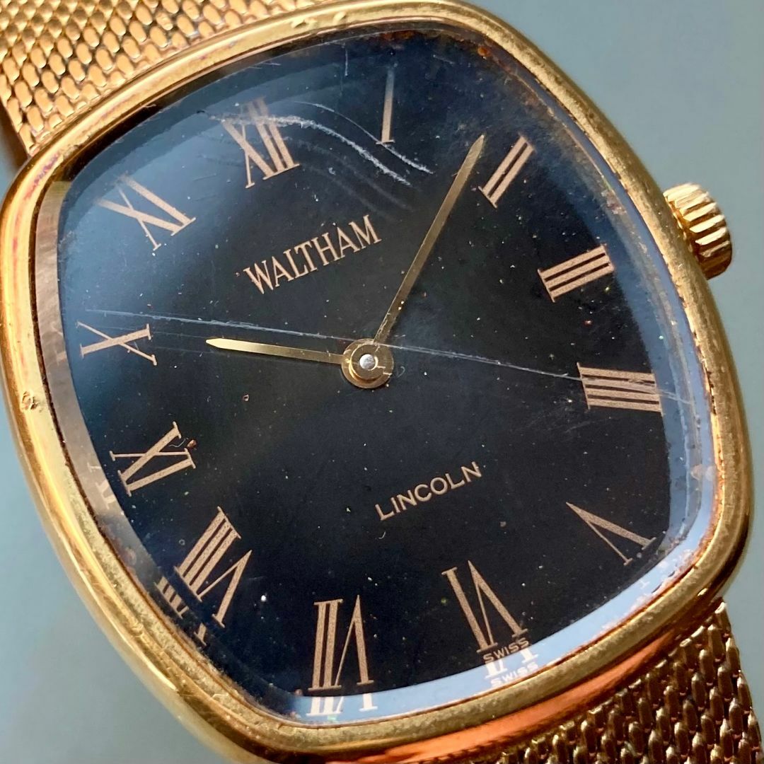 Waltham(ウォルサム)の【動作品】ウォルサム WALTHAM アンティーク 腕時計 手巻き メンズ メンズの時計(腕時計(アナログ))の商品写真