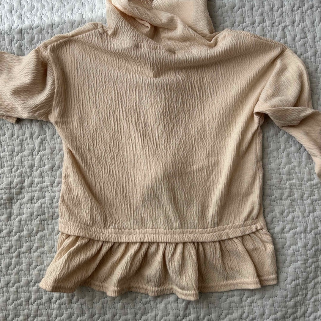 こどもビームス(コドモビームス)のフリルパーカー キッズ/ベビー/マタニティのキッズ服女の子用(90cm~)(ジャケット/上着)の商品写真