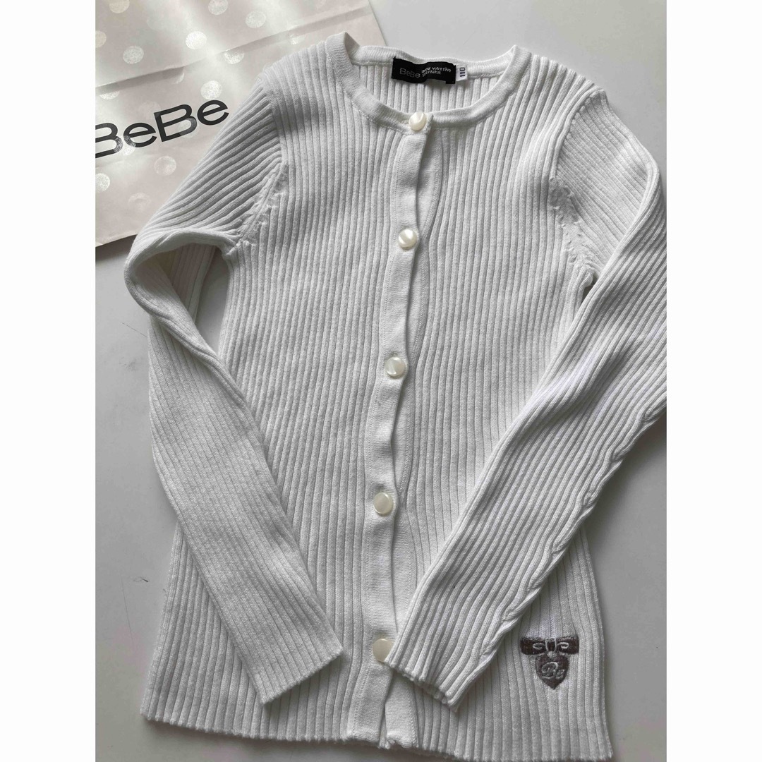 BeBe(ベベ)のBeBe セット売り　カットソー　スカート　新品レギンス　110 キッズ/ベビー/マタニティのキッズ服女の子用(90cm~)(Tシャツ/カットソー)の商品写真