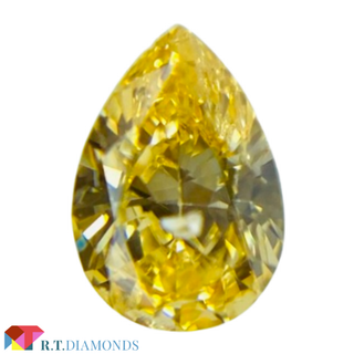 FANCY INTENSE ORANGE YELLOW 0.226ct PS(その他)