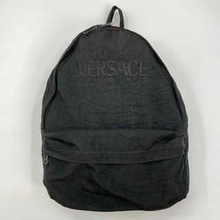 ヴェルサーチ(VERSACE)のVERSACE SPORTS リュック　バックパック　ナイロン　ブラック 黒(バッグパック/リュック)