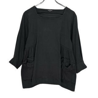 コムデギャルソン(COMME des GARCONS)のtricot COMME des GARCONS 21SS スクエアネックサイドギャザーポケットカットソー AD2020 Tシャツ ロンT トリコギャルソン(カットソー(長袖/七分))